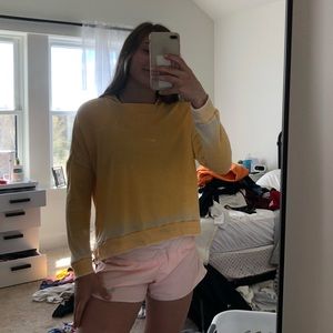 Yellow light sweatshirt